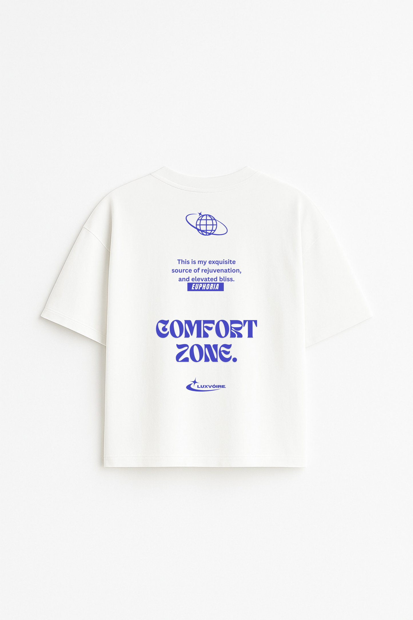 LUXVOIRE™ ÉLITE COMFORT GRAPHIC TEE – EUPHORIC HAVEN EDITION