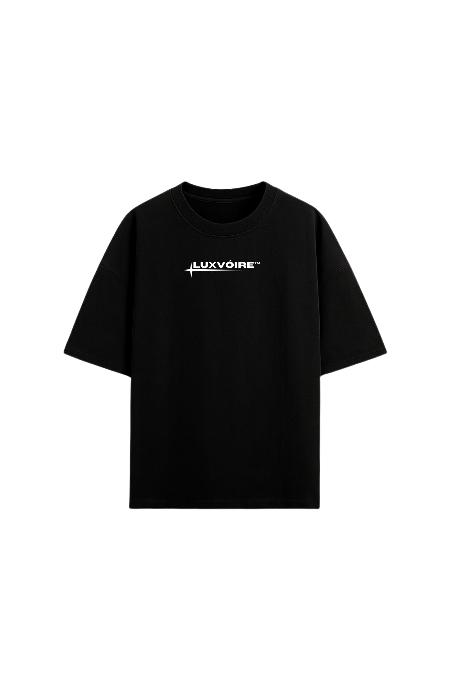 LUXVÓIRE™ – ELITE CLUB ESSENCE NOIRE STATEMENT RELAXED TEE