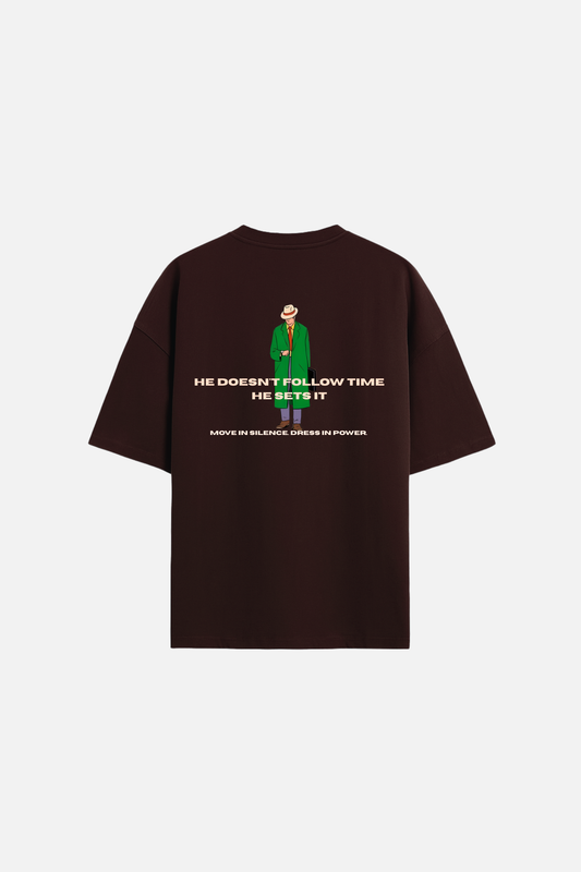 LUXVÓIRE™ TIMESETTER BROWN TEE