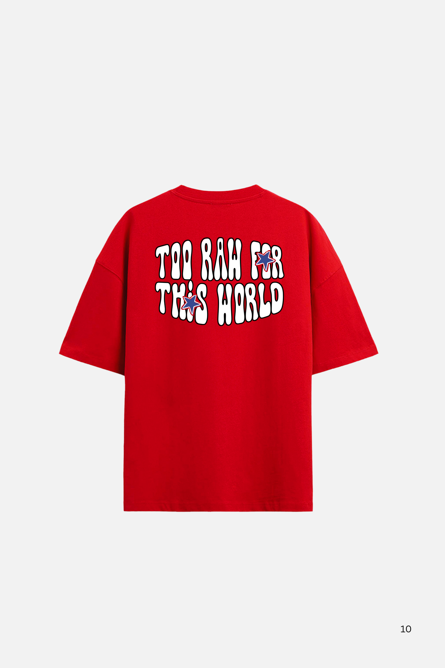 LUXVÓIRE™ ICONIC RAWSTAR RED UNISEX TEE