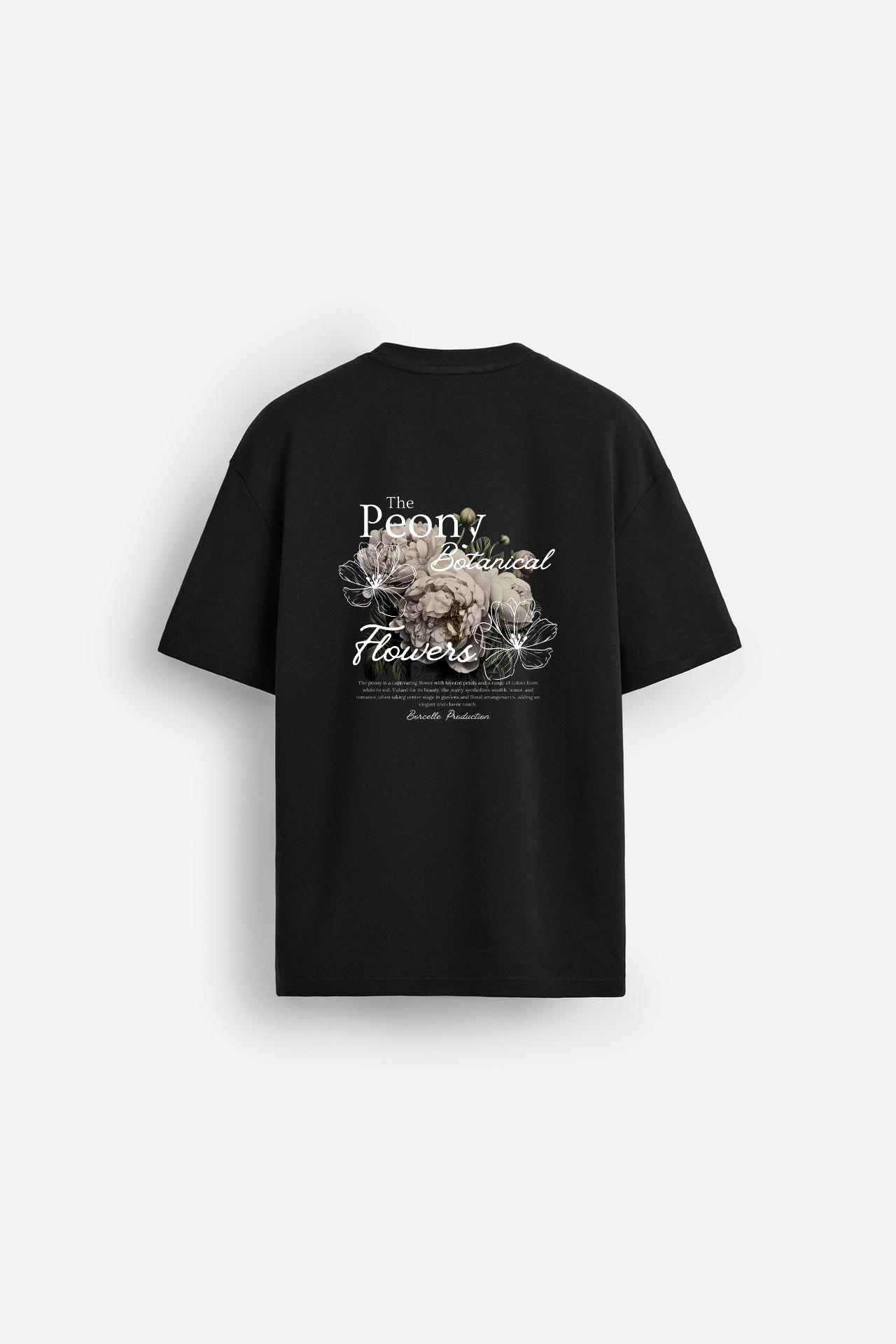 LUXVÓIRE™ MIDNIGHT BLOOM LUXE TEE