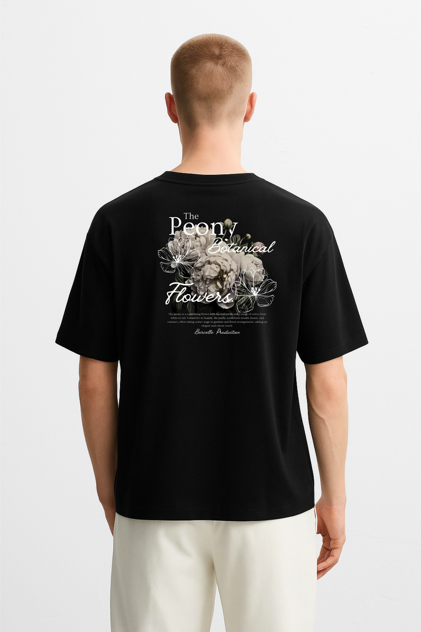 LUXVÓIRE™ MIDNIGHT BLOOM LUXE TEE