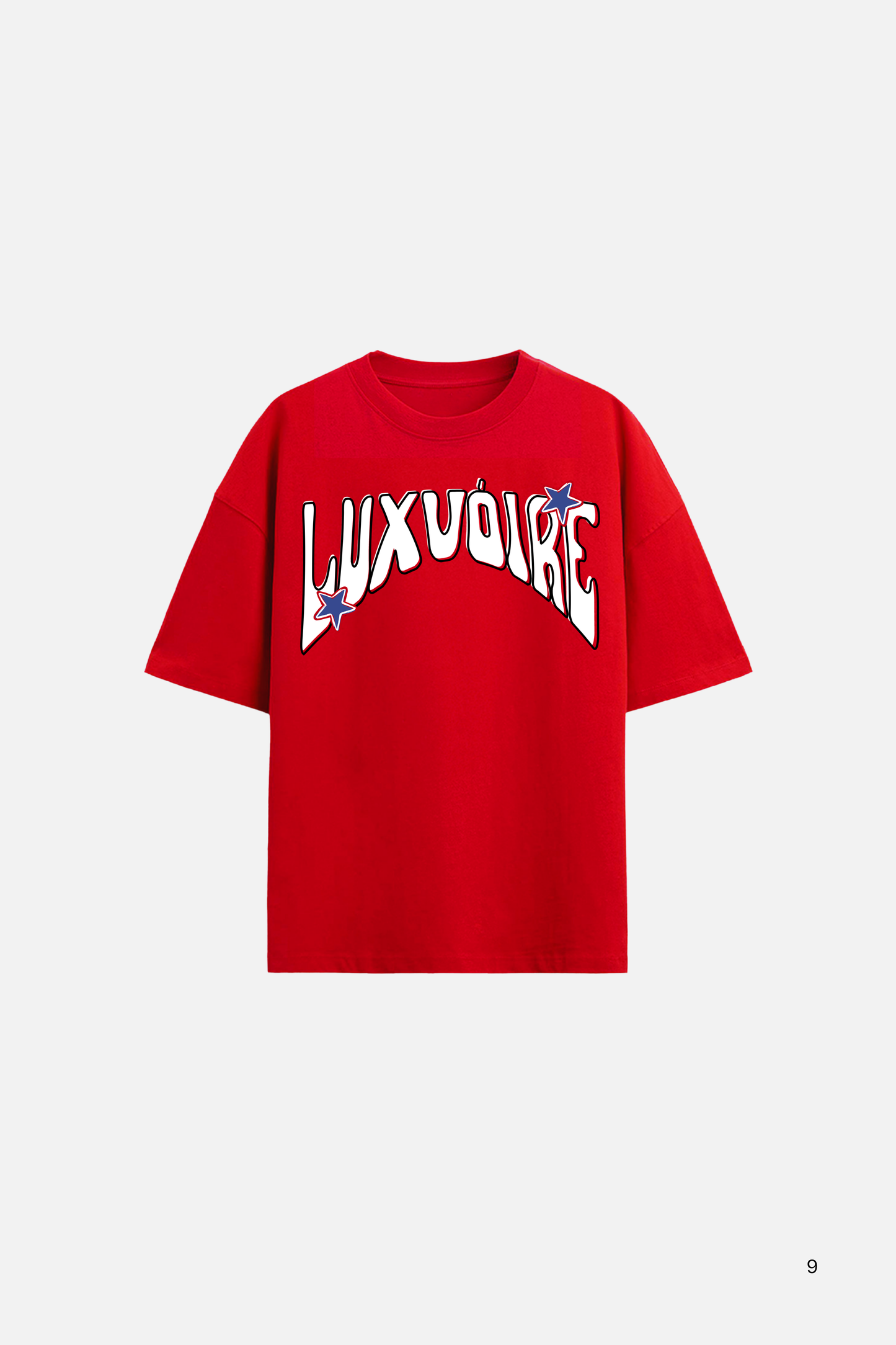 LUXVÓIRE™ ICONIC RAWSTAR RED UNISEX TEE