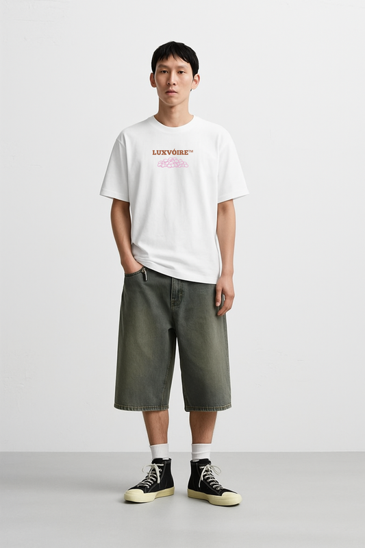 LUXVÓIRE™ THE IMPERIAL DELIGHT COTTON CREW – BERRY & BANANA EDITION