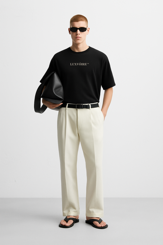 LUXVÓIRE™ MIDNIGHT BLOOM LUXE TEE