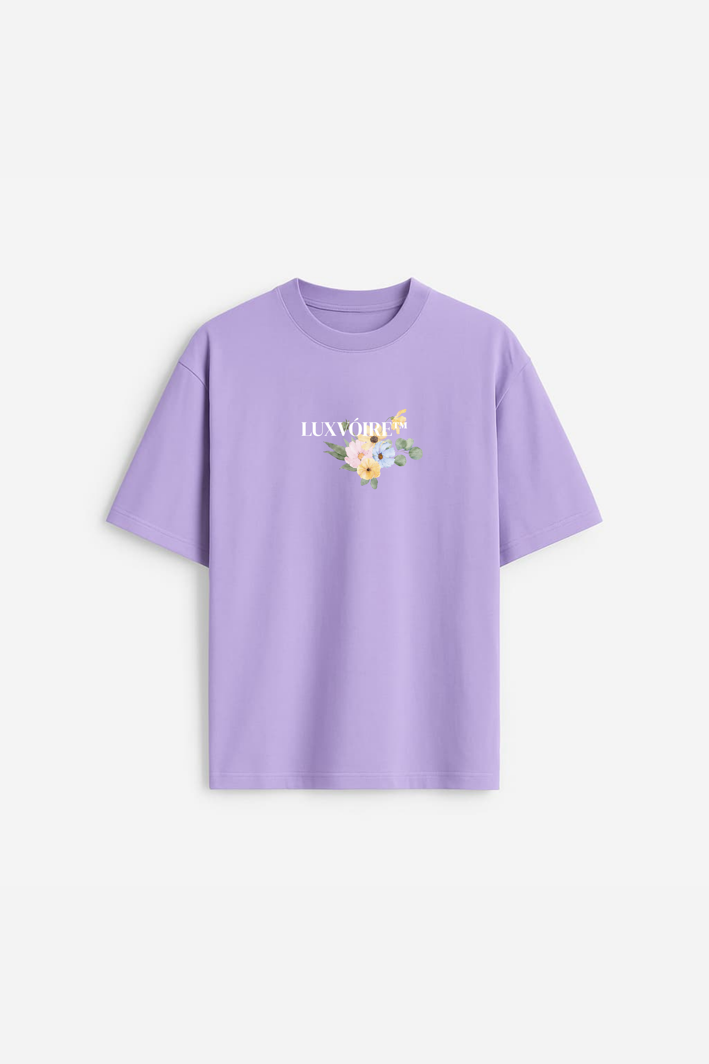 LUXVÓIRE™ BLOOM ÉLÉGANCE OVERSIZED TEE
