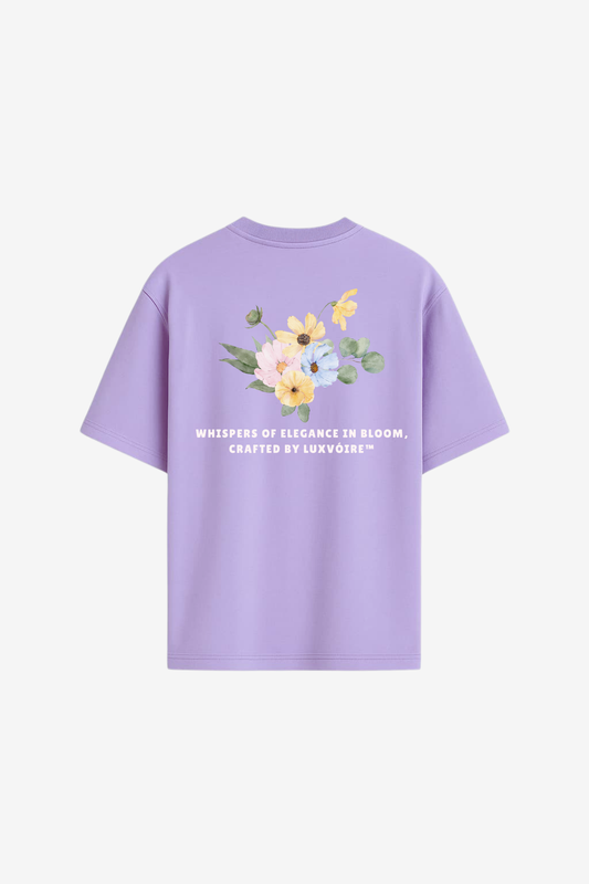 LUXVÓIRE™ BLOOM ÉLÉGANCE OVERSIZED TEE