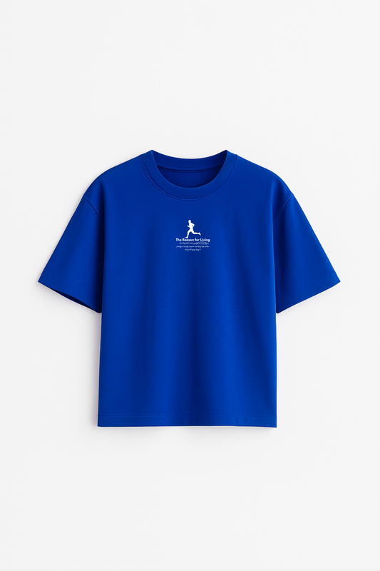 LUXVÓIRE™️ CLIMBING LIFE’S HILL GRAPHIC OVERSIZED TEE