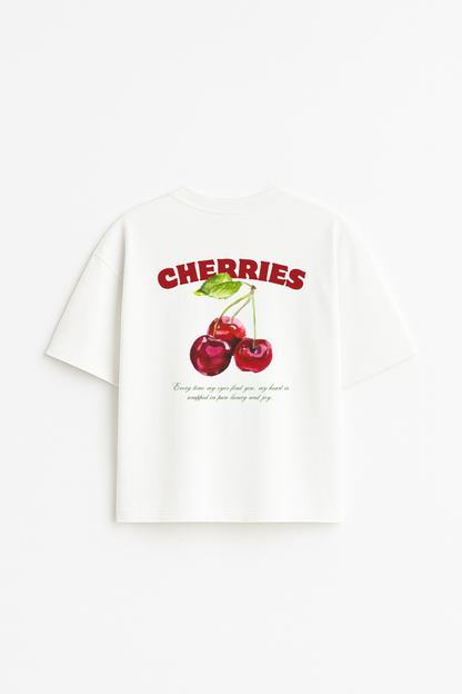 LUXVÓIRE™ CHERRY BLOOM PREMIUM GRAPHIC TEE