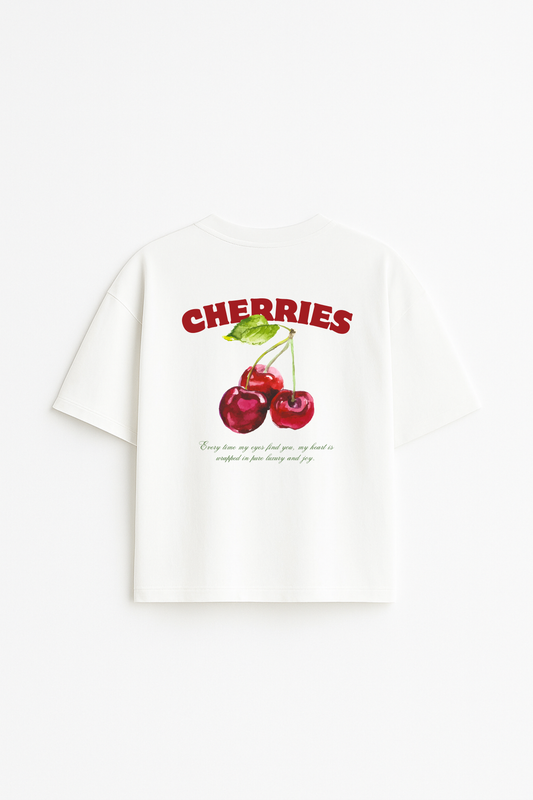 LUXVÓIRE™ CHERRY BLOOM PREMIUM GRAPHIC TEE
