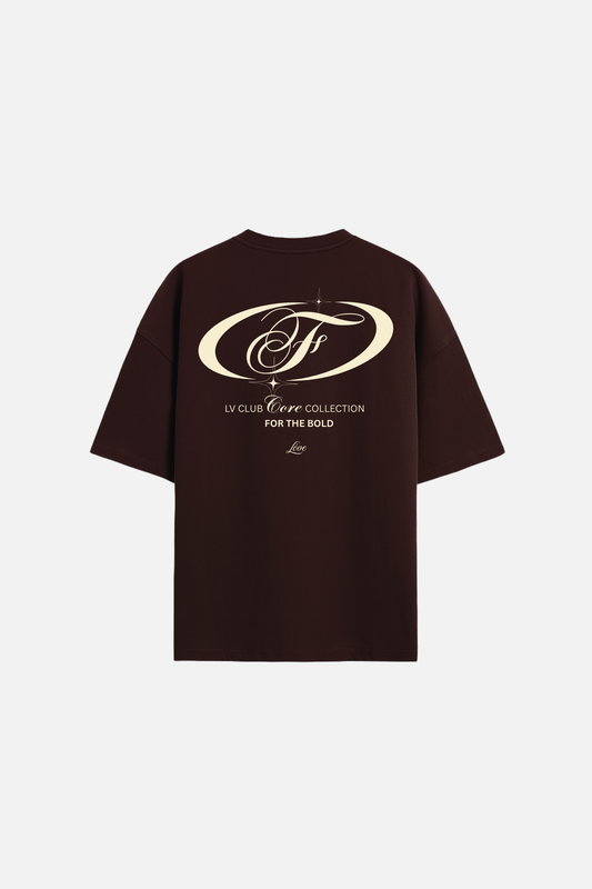 LUXVÓIRE™ CORE EMBLEM OVERSIZED TEE – FOR THE BOLD