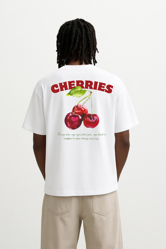 LUXVÓIRE™ CHERRY BLOOM PREMIUM GRAPHIC TEE