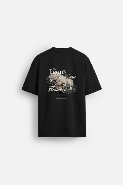 LUXVÓIRE™ MIDNIGHT BLOOM LUXE TEE