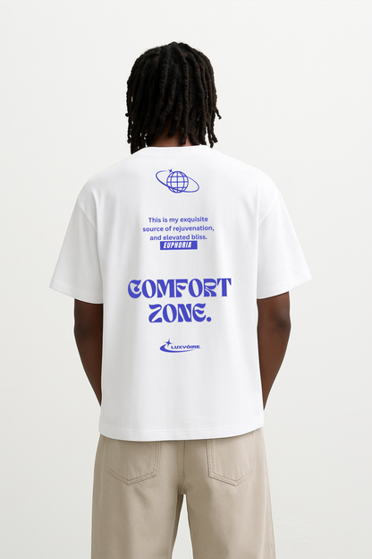 LUXVOIRE™ ÉLITE COMFORT GRAPHIC TEE – EUPHORIC HAVEN EDITION