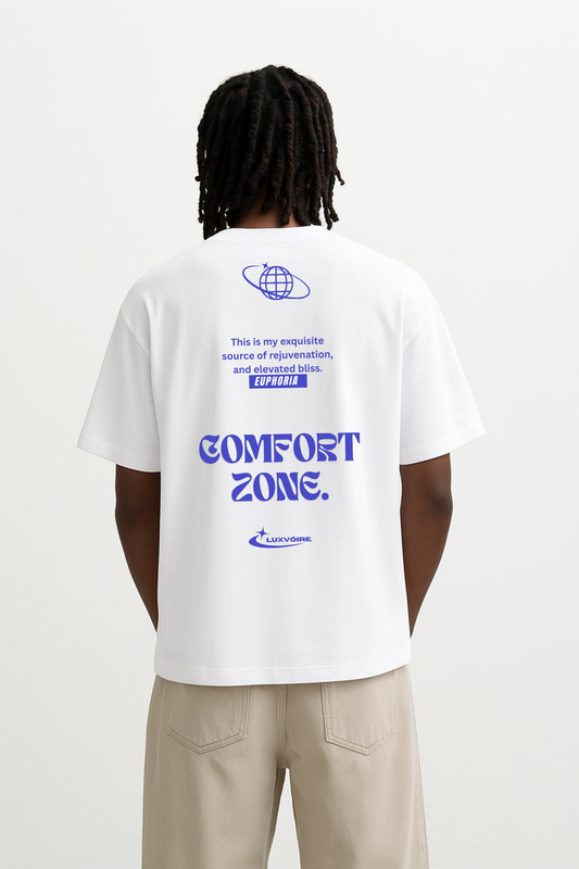 LUXVOIRE™ ÉLITE COMFORT GRAPHIC TEE – EUPHORIC HAVEN EDITION