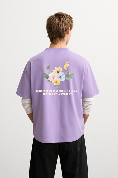 LUXVÓIRE™ BLOOM ÉLÉGANCE OVERSIZED TEE