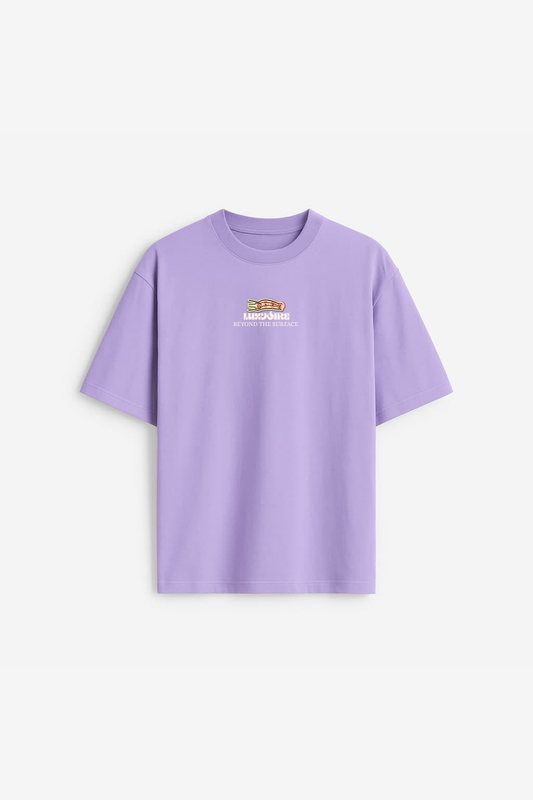 LUXVOIRE™ SIGNATURE CORE TEE – LILAC MUSE